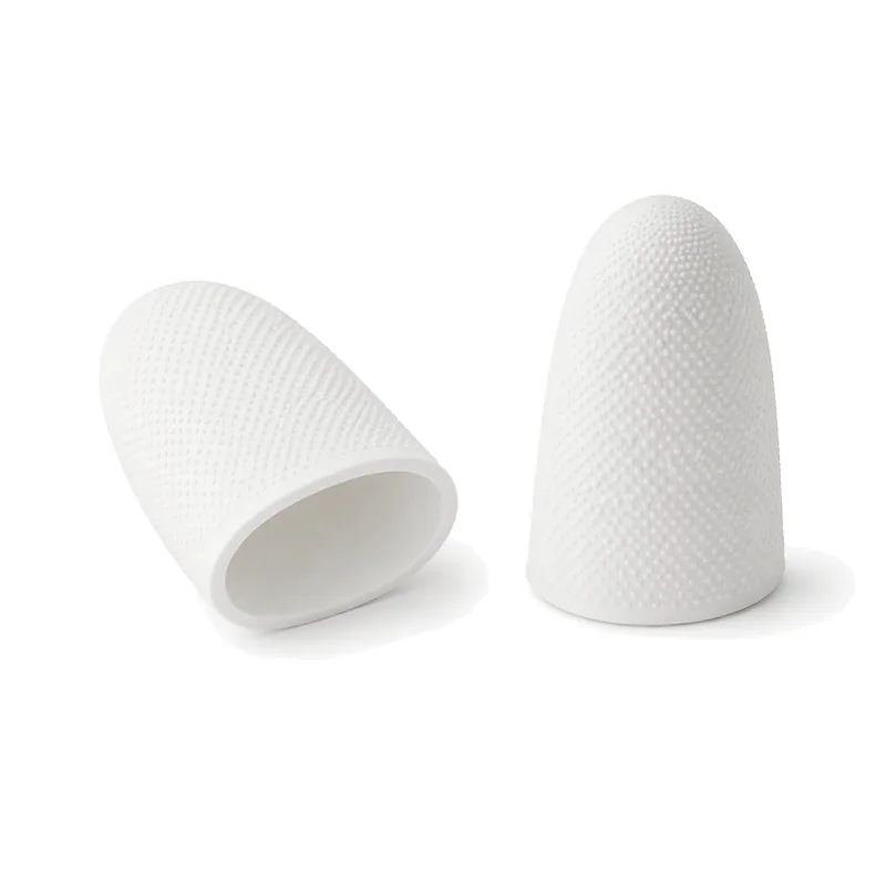 Representative silicone protective sleeves for robotic gripper fingers